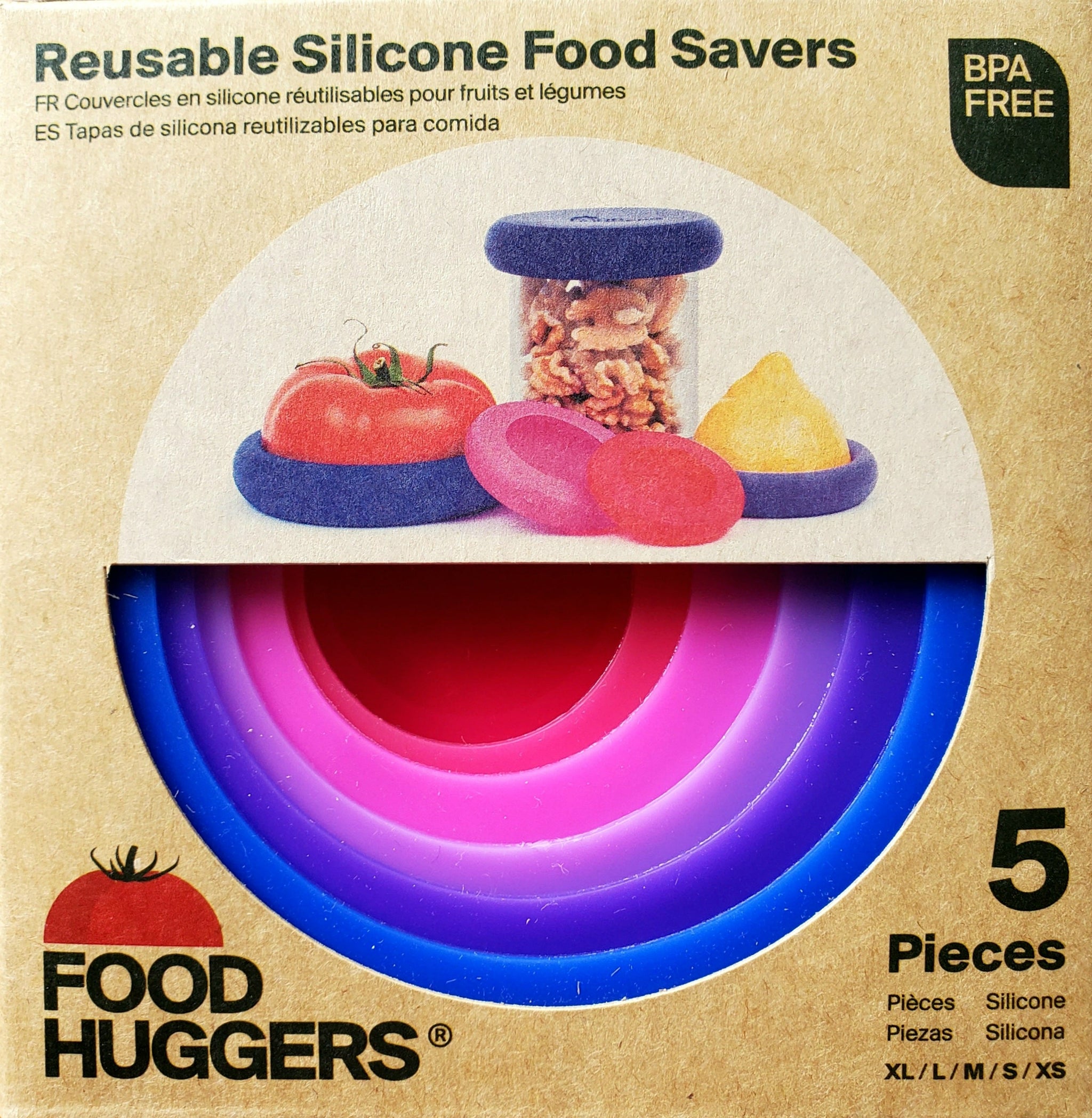 Food Huggers Storage, Set of 5